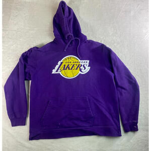 Men's Fanatics  Purple Los‎ Angeles Lakers Primary Logo Pullover Hoodie XL
